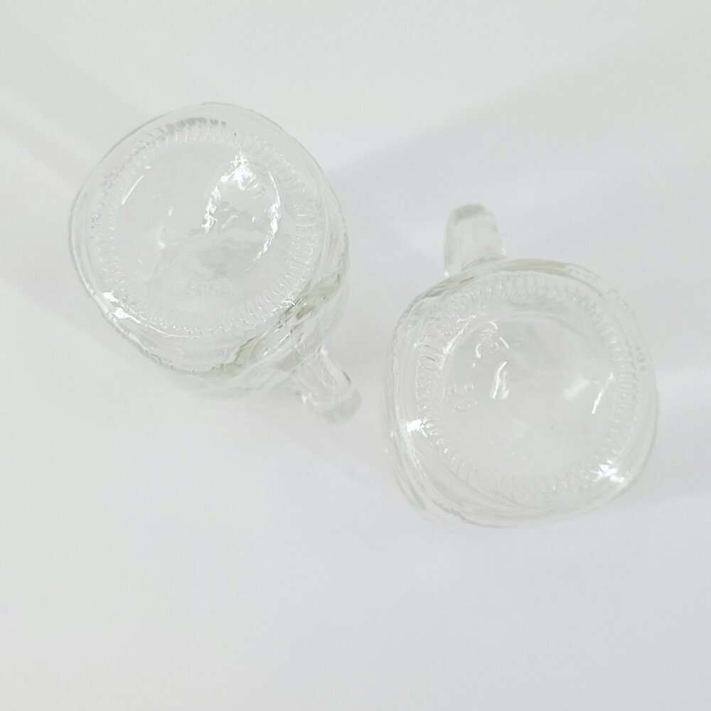 Golden Harvest Shot Drink Glass Jars Handle 2 oz Mini No Lids Set of 2 Kitchen - Picture 5 of 9